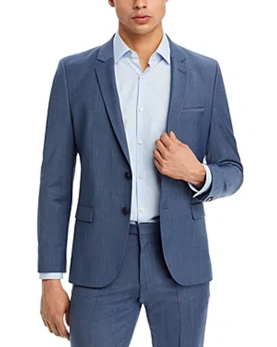 Hugo Arti Melange Solid Extra Slim Fit Suit Jacket In Dark Blue