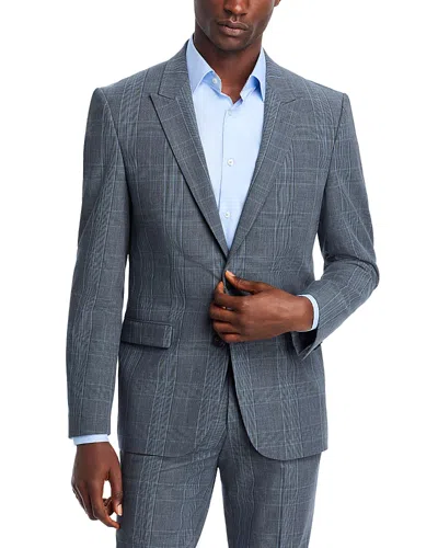 Hugo Arti Plaid Extra Slim Fit Suit Jacket In Dark Blue