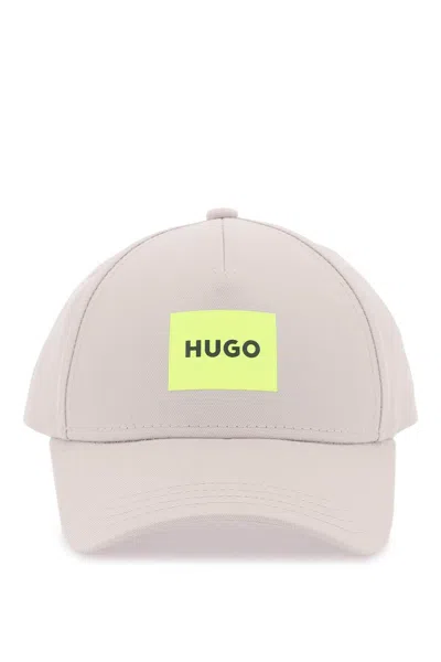 Hugo Baseball Cap With Patch Design In Grey