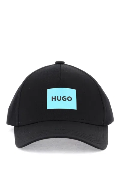 Hugo Baseball Cap With Patch Design In Black