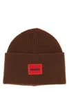 Hugo Boss Ribbed Logo-patch Beanie