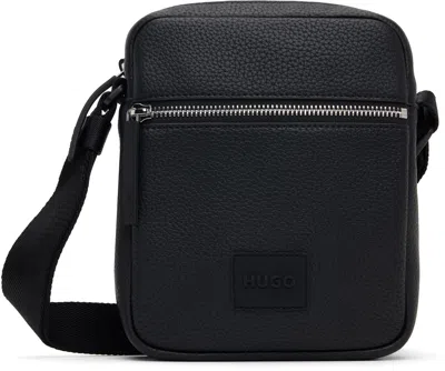 Hugo Black Crossbody Bag In 001-black