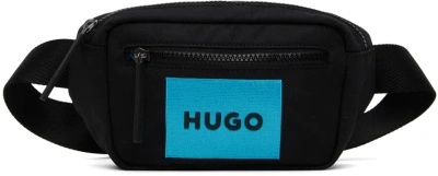 Hugo Black Laddy Pouch In 001-black