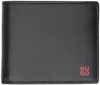 Hugo Boss Black Nappa Leather Stacked Logo Wallet In 001-black