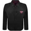 Hugo Blue Biyo Jacket Black In Black