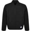Hugo Blue Boho2421 Quilted Jacket Black In Black