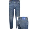 Hugo Blue Brody Tapered Jeans Medium Blue In Blue