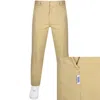 Hugo Blue Dino242 Trousers Beige In Beige