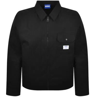 Hugo Blue Ebey Overshirt Black