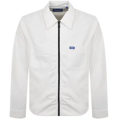 Hugo Blue Eblo Overshirt White