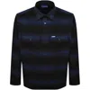 Hugo Blue Ebolt Check Overshirt Blue In Blue