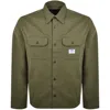 Hugo Blue Ekynone Long Sleeve Shirt Green In Green