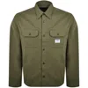 Hugo Blue Ekynone Long Sleeve Shirt Green In Green