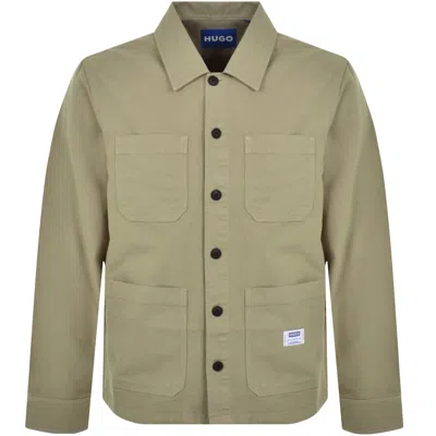 Hugo Blue Esantos Overshirt Beige