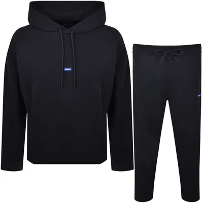 Hugo Blue Hugo Navy Nalonsonap Tracksuit Navy In Black