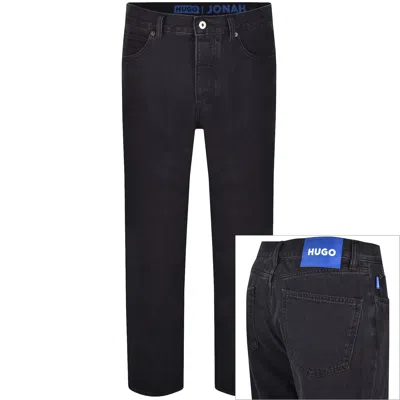 Hugo Blue Jonah Straight Fit Jeans Black