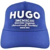 Hugo Blue Merk Baseball Cap Bue In Blue