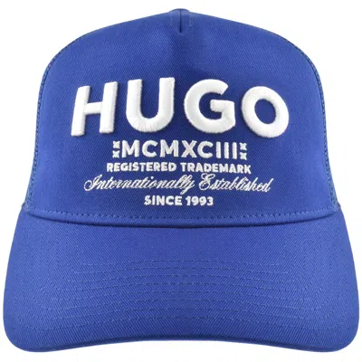 Hugo Blue Merk Baseball Cap Bue
