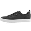 Hugo Blue Morrie Tennis Trainers Black In Black