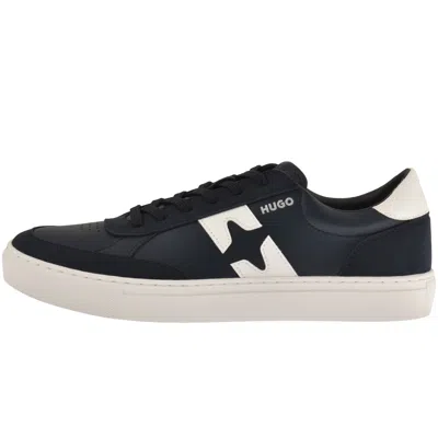 Hugo Blue Morrie Tennis Trainers Dark Blue