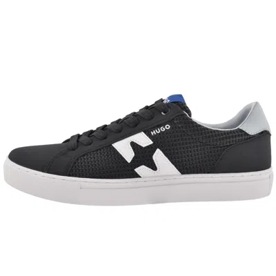 Hugo Blue Morrie Tennis Trainers Dark Blue In Black