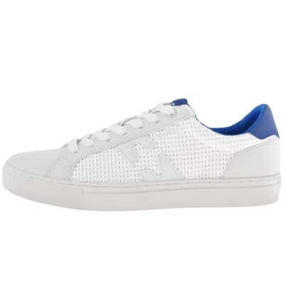 Hugo Blue Morrie Tennis Trainers White