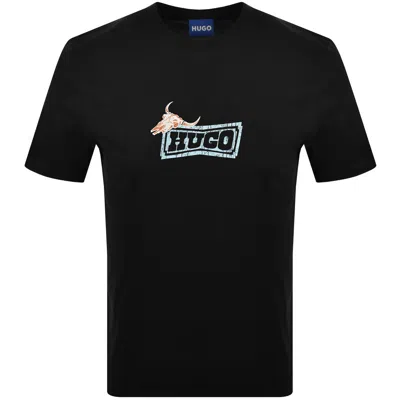 Hugo Blue Nadero T Shirt Black