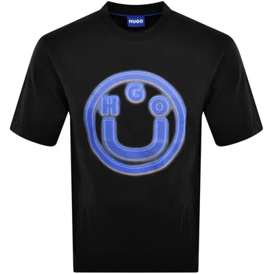 Hugo Blue Nakoree T Shirt Black