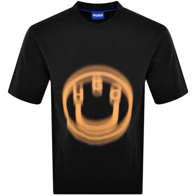 Hugo Blue Nalax T Shirt Black