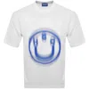 Hugo Blue Nalax T Shirt White In White