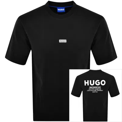 Hugo Blue Nalono T Shirt Black
