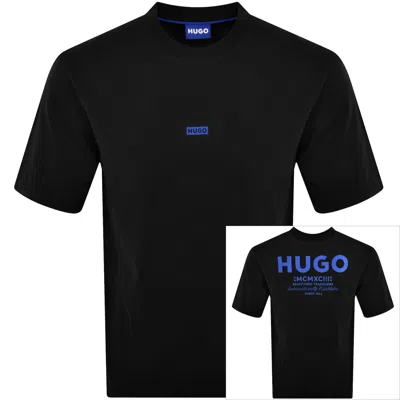 Hugo Blue Nalono T Shirt Black