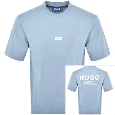 Hugo Blue Nalono T Shirt Blue