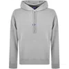 Hugo Blue Nalonso Hoodie Grey In Gray