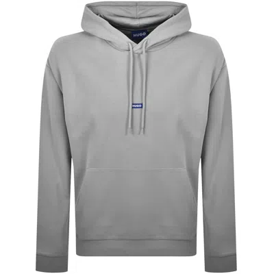 Hugo Blue Nalonso Hoodie Grey In Gray