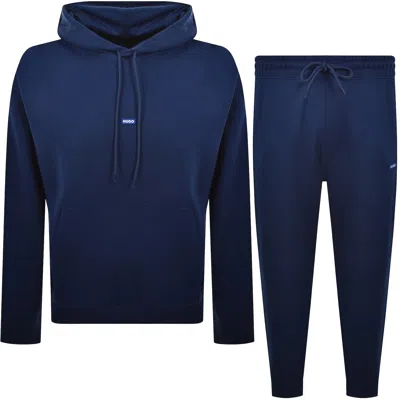Hugo Blue Nalonsonap Tracksuit Navy