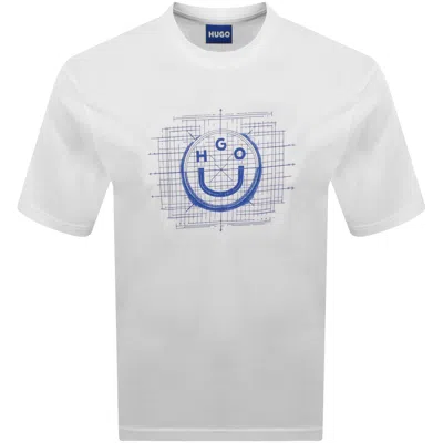 Hugo Blue Namerix T Shirt White