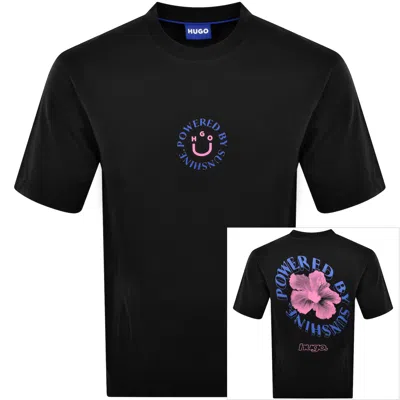 Hugo Blue Napoka T Shirt Black