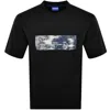 Hugo Blue Napolux T Shirt Black In Black