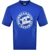 Hugo Blue Napolux T Shirt Blue In Blue