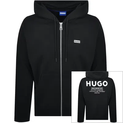 Hugo Blue Nardimez Hoodie Black