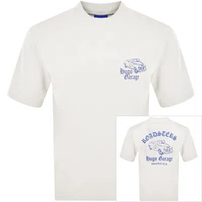 Hugo Blue Natopu T Shirt Cream