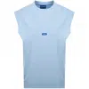 Hugo Blue Navertz Vest Blue In Blue