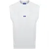 Hugo Blue Navertz Vest White In White