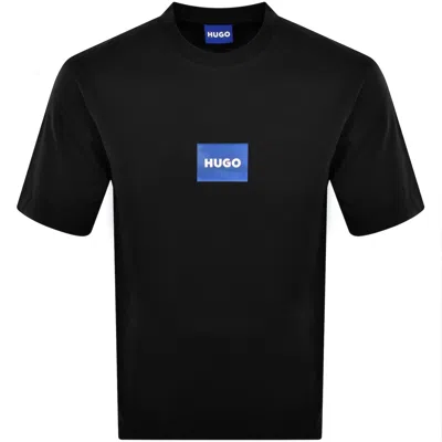 Hugo Blue Nayonix Logo T Shirt Black