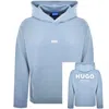 Hugo Blue Nazardo Hoodie Light Blue In Blue