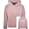 Hugo Blue Nazardo Hoodie Pink In Pink