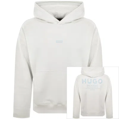 Hugo Blue Nazardo Hoodie White