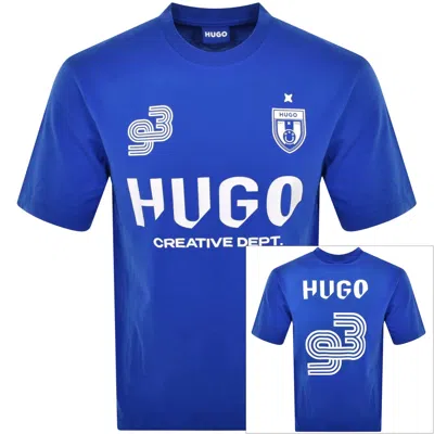 Hugo Blue Nebulop T Shirt Blue