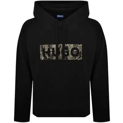 Hugo Blue Necdysis Hoodie Black